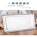 家佳恒美 60*40*4.8不锈钢蒸盘深盘【冲孔】（单位：件）