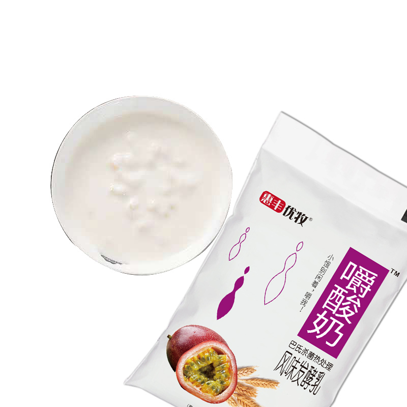 惠惠丰优牧嚼酸奶百香果燕麦170g