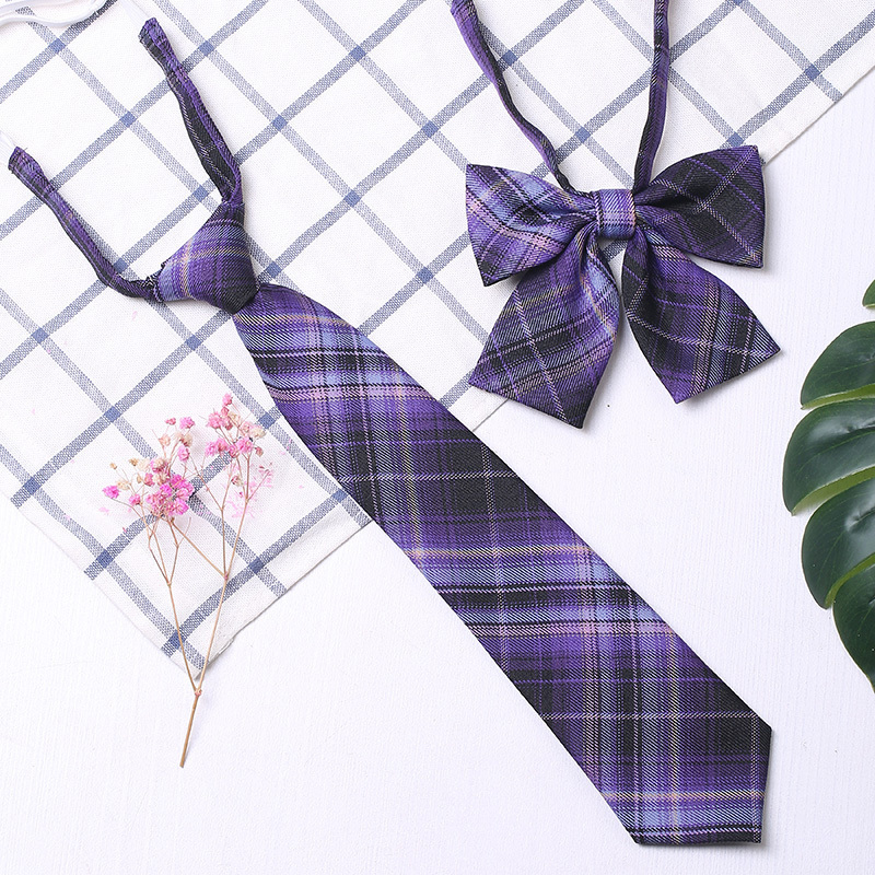 盛世曼尼jk领带领结学院风装饰红色蝴蝶结日系ins女生免打学生制服