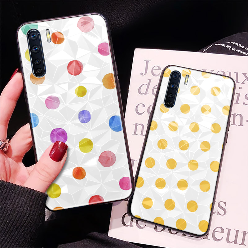 OPPO A91手机壳小清新oppoa8菱形壳泫雅花朵日韩夏日甜心少女ins真智力
