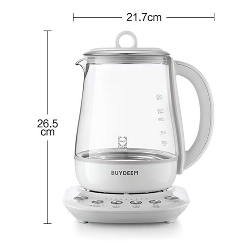 北鼎养生壶1.5L玻璃壶多功能保温壶煮茶器K118(颜色随机)
