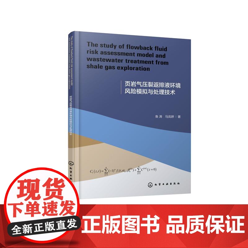 页岩气压裂返排液环境风险模拟与处理技术(英文版)高清大图