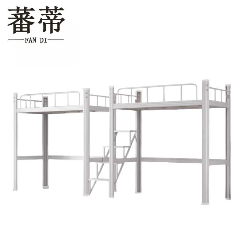 蕃蒂钢制公寓床1米组高清大图
