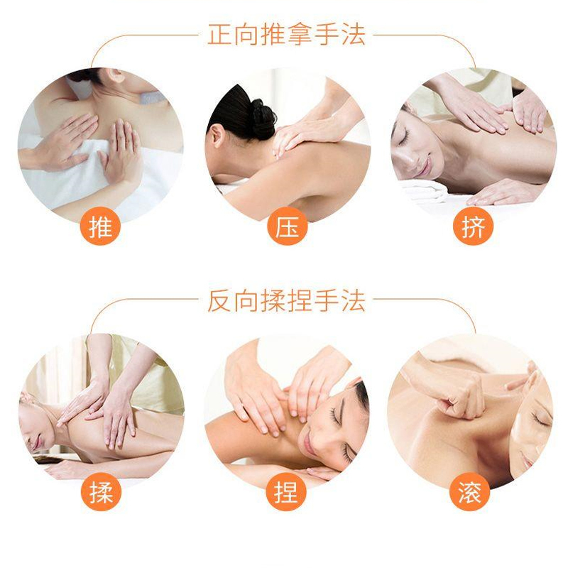 金凯瑞颈椎按摩器颈部腰部背部多功能电动躺式按摩枕尊享版蓝白色