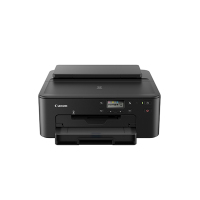 佳能(Canon)TS708家庭用彩色喷墨小型手机无线WiFi双面A4学生作业办公合同厚纸相片5色指甲贴纸照片图片打印机套餐一