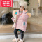 可莉允女童棉衣2022新款洋气儿童冬装羽绒棉服小童宝宝冬季棉袄外套加厚
