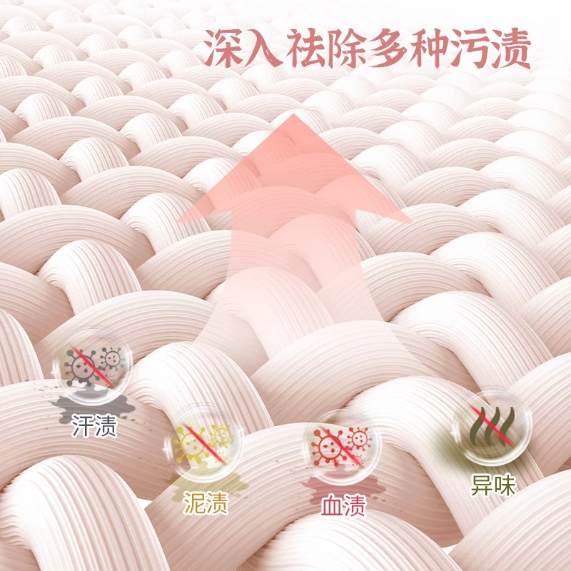 蓝漂香氛洗衣液 温和去渍 洗护合一家用实惠装 300ml*3袋 LP-371359高清大图