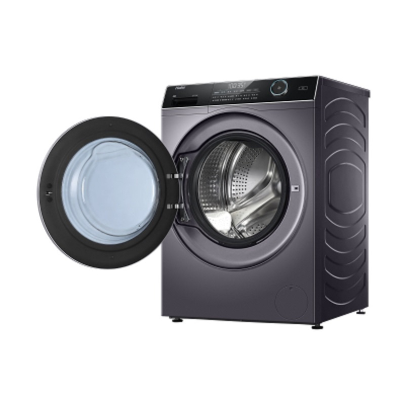 海尔haier9公斤变频全自动滚筒洗衣机超薄智能投放xqg90bd14126l