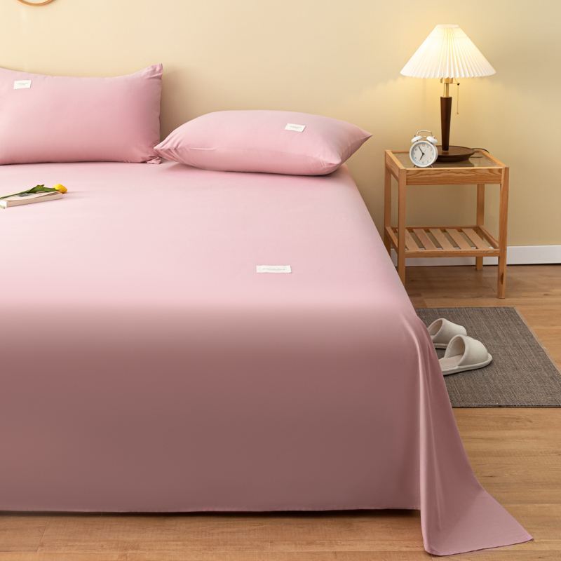 无印良品全棉水洗棉床单单件纯棉夏季宿舍单人全棉被单双人