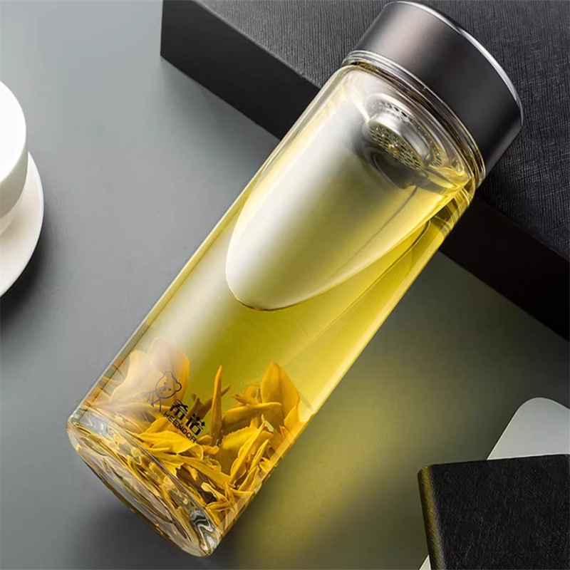 希诺 XN-6067 单层玻璃杯435ml(单位:个)颜色随机发货高清大图