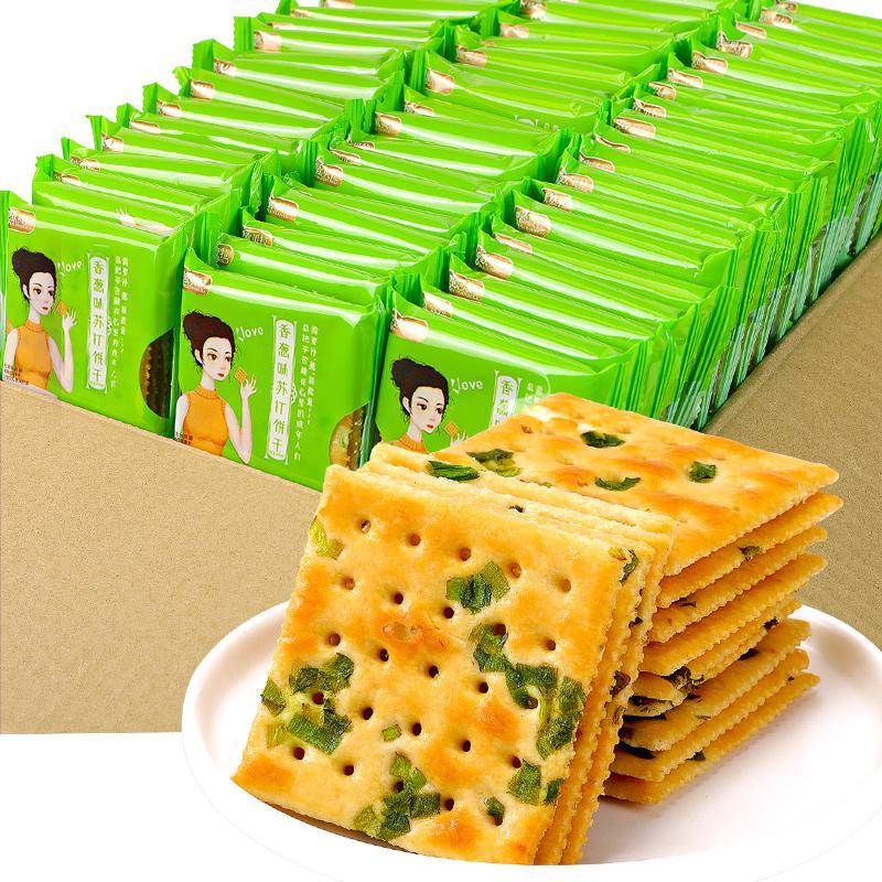 陳留香饼干梳打苏打饼干香葱苏打饼干散装咸味梳打饼无糖精代餐饱腹零食整香葱苏打饼500g 送黑巧威化饼 花生味300g 仅17 9 价格图片品牌报价 苏宁易购灿耿专营店
