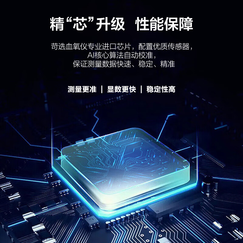 海尔指夹式血氧仪心率监测仪指夹式耳温枪电子体温计婴儿额温精准 海尔耳温枪+海尔血氧仪