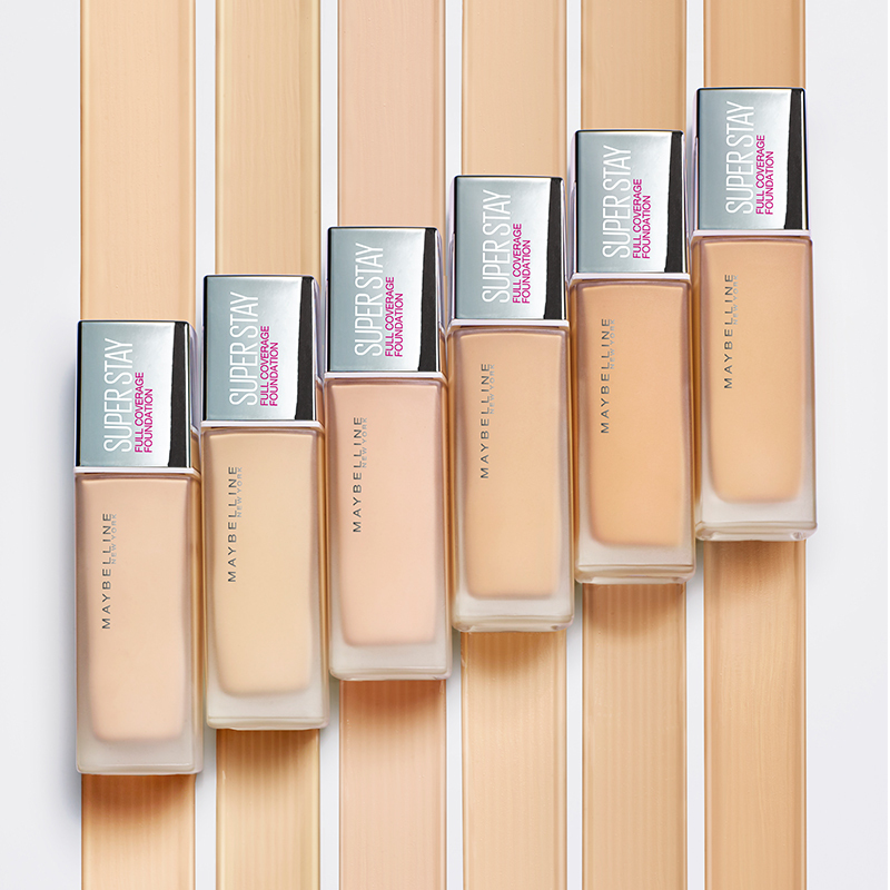 美宝莲(Maybelline)superstay巨持妆粉底液110 30ml/持久遮瑕防水防汗油皮亲妈