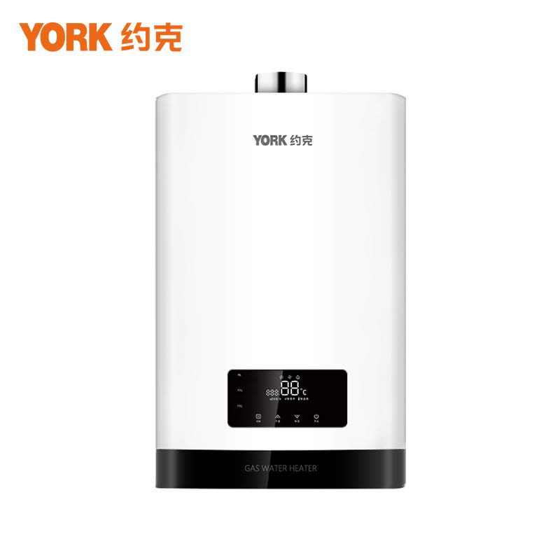 约克(YORK)13L燃气热水器JSQ25-13 YK-DS2水气双调天然气智能恒温防冻图片