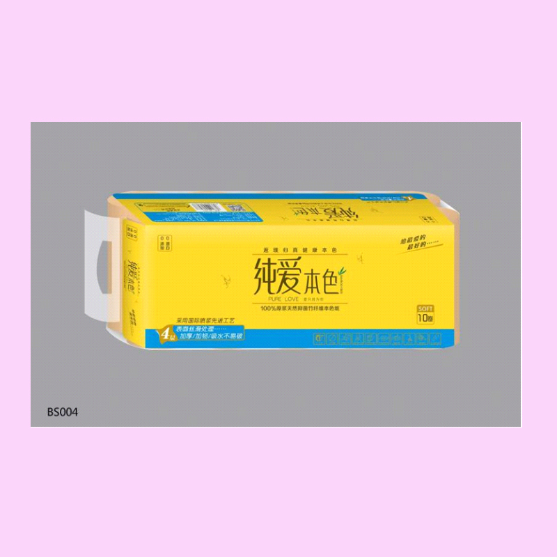 雨森(YUSEN) 纯爱本色纸巾1200g10卷/提卷纸 单个装