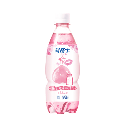 屈臣氏（Watsons） 新奇士白桃乳酸味桃汁汽水 饮料500mL*15瓶 整箱装