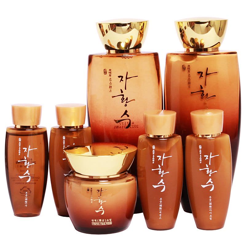 韩国三星慈慌秀水乳霜面部护肤套盒 滋阴养颜抗皱滋润保湿补水淡化细纹提亮肤色 水150ml+乳150ml+面霜50ml图片