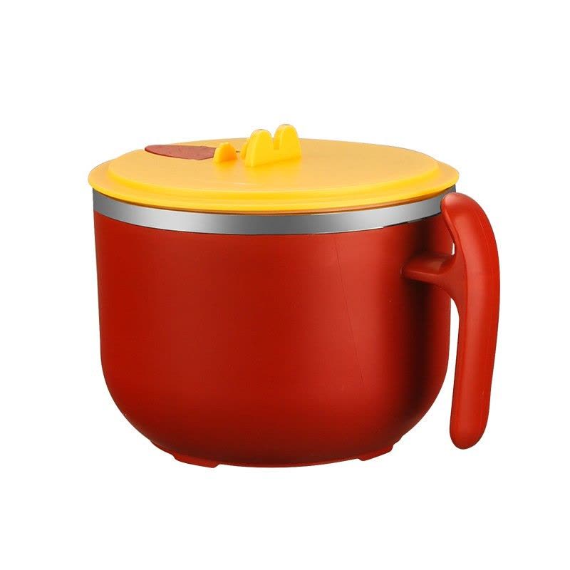 奥丁(adneny) 厨具系列 OD-00773 爱语系列 不锈钢泡面碗 红色图片