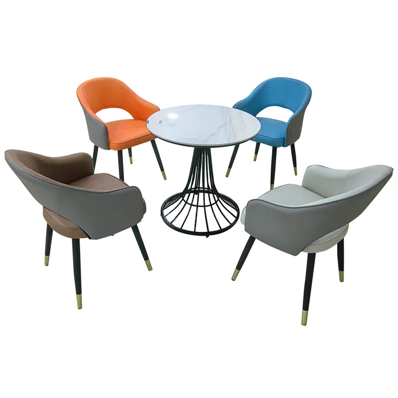 亿铁(YI TIE)接待桌洽谈桌椅一桌四椅