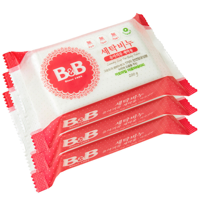 B&B 保宁 婴儿天然抗菌甘菊香洗衣皂 200g*3