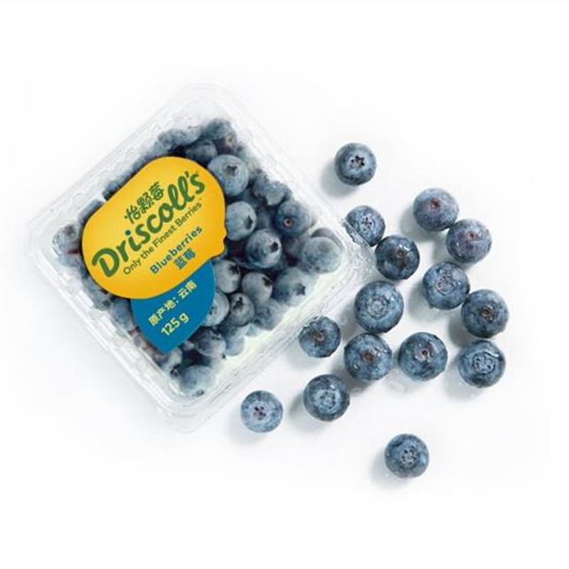 driscolls怡颗莓当季云南蓝莓新鲜水果125g盒6