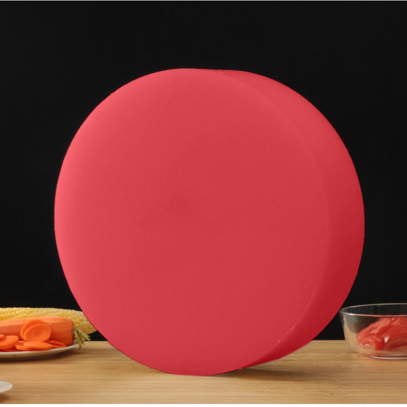 百晟长恒 BSCH-17 直径45cm*10cm 红色菜墩 (计价单位:个)红色高清大图