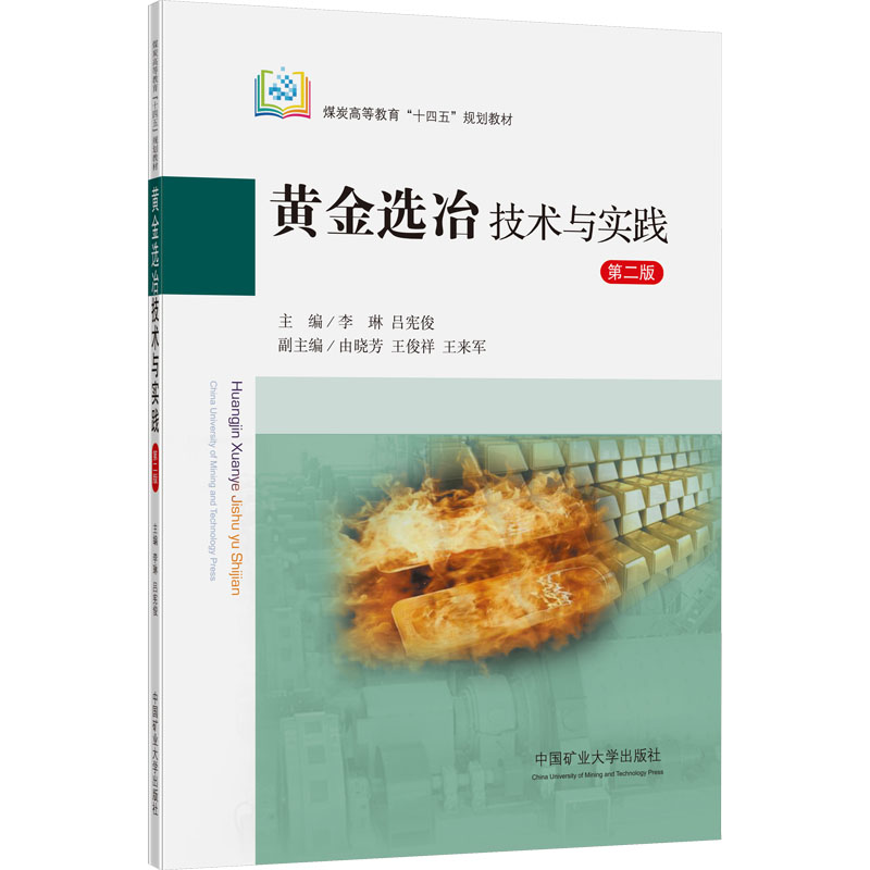 [M]黄金选冶技术与实践 第2版-9787564655624高清大图
