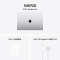 24款MacBook Pro 16寸 M4 Pro 笔记本电脑 14核中央处理器和20核图形处理器24G 512G 银色