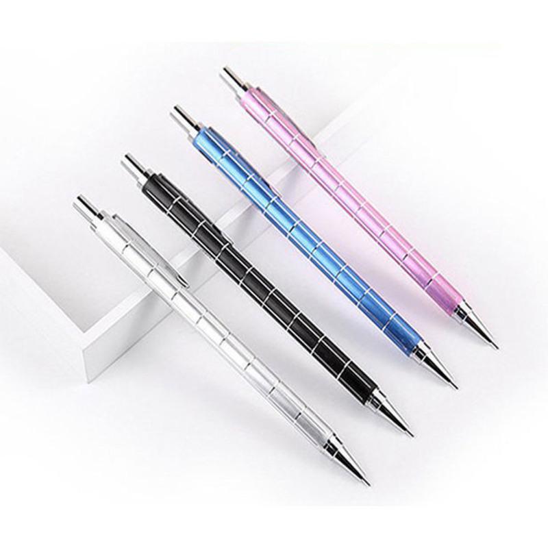 金属自动铅笔中小学生学生用品文具素描笔0.5自动铅笔0.7书写铅笔 0.5MM(金属款)-d4 1支笔