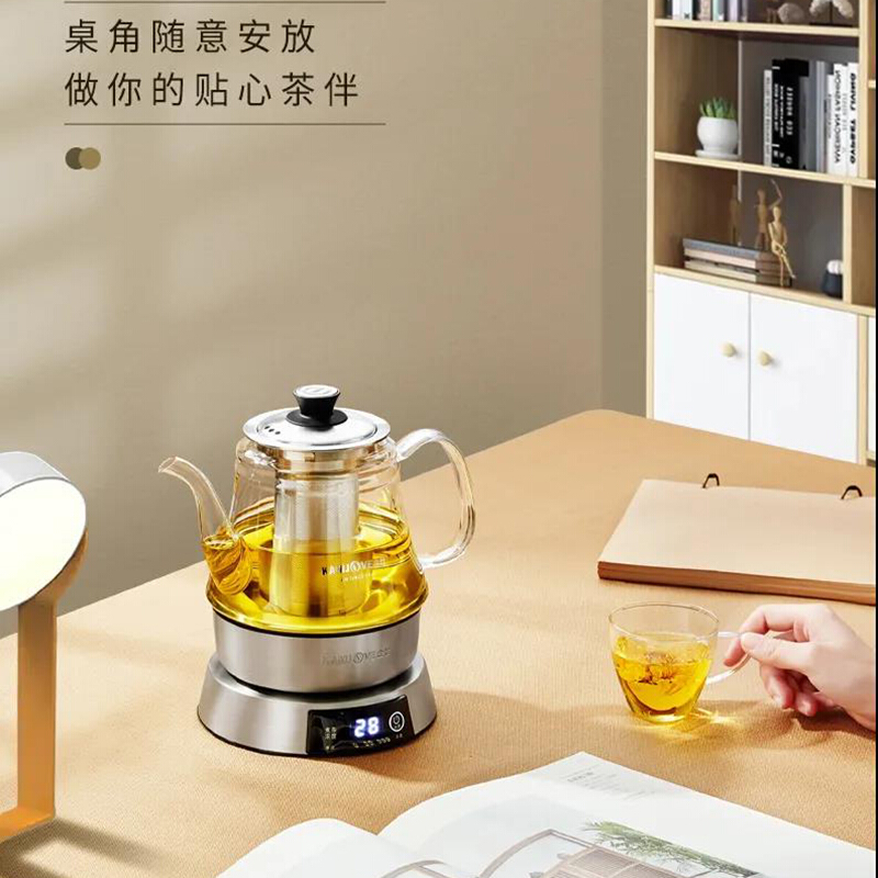 金灶 煮茶器蒸汽喷淋煮茶壶玻璃电茶壶电热水壶养生壶家用E85高清大图