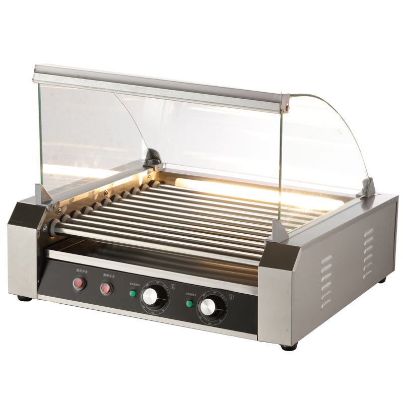 7管烤肠机商用小型全自动家用迷你台湾烤热狗机烤火腿肠香肠机器|豪华