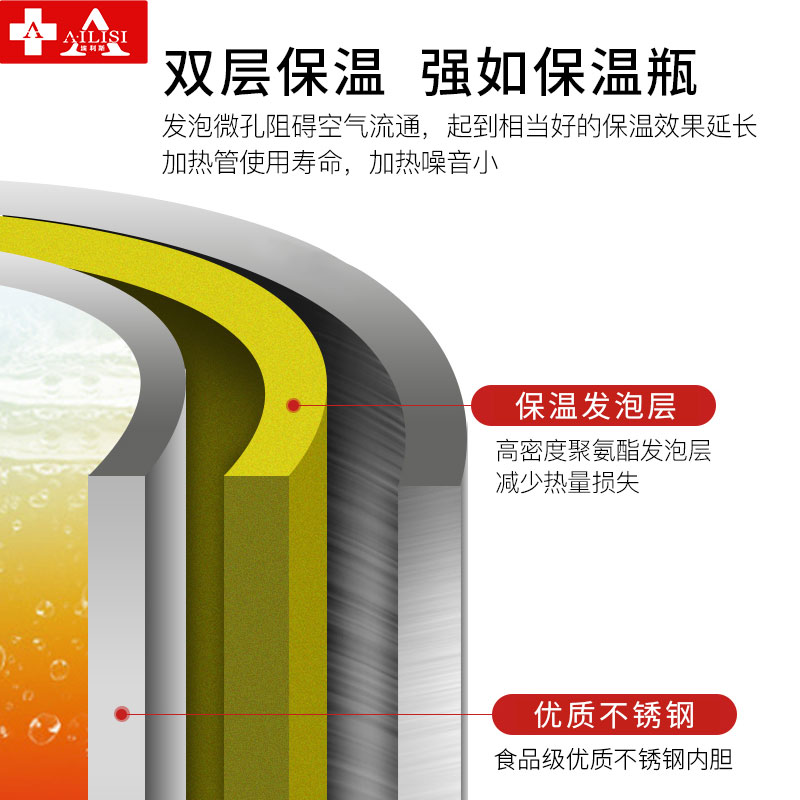 埃利斯(AILISI)80L商用电开水器-9KW高清大图