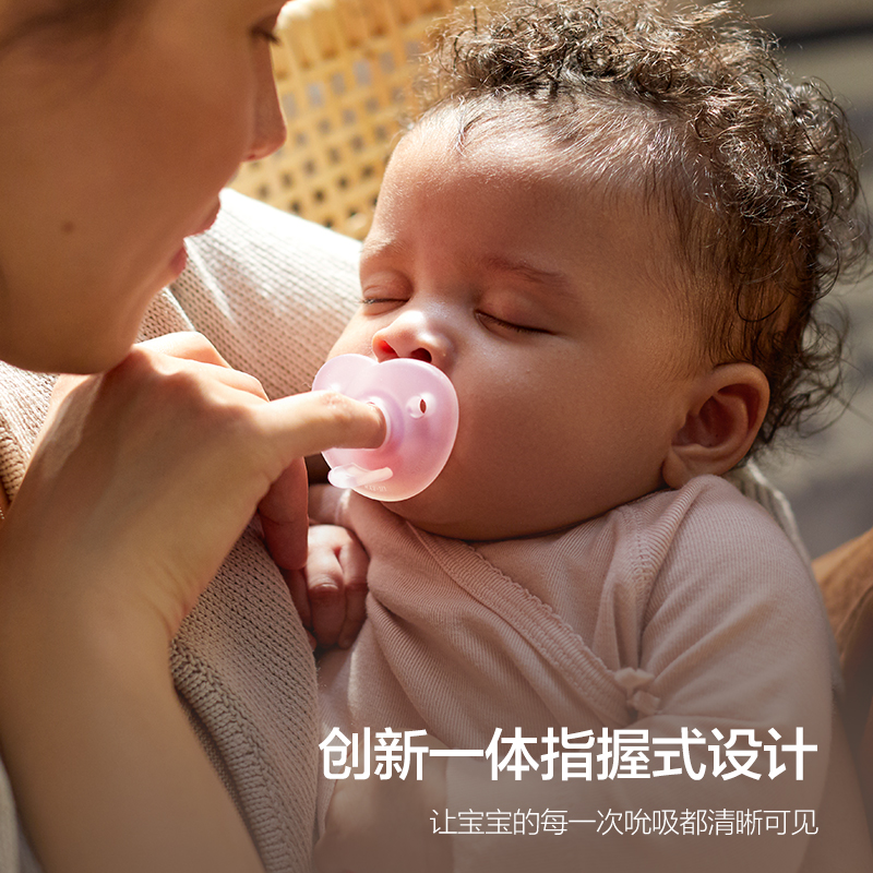 飞利浦新安怡安抚奶嘴0到3个月防胀气新生婴幼儿仿真母乳超软硅胶一体成型高清大图