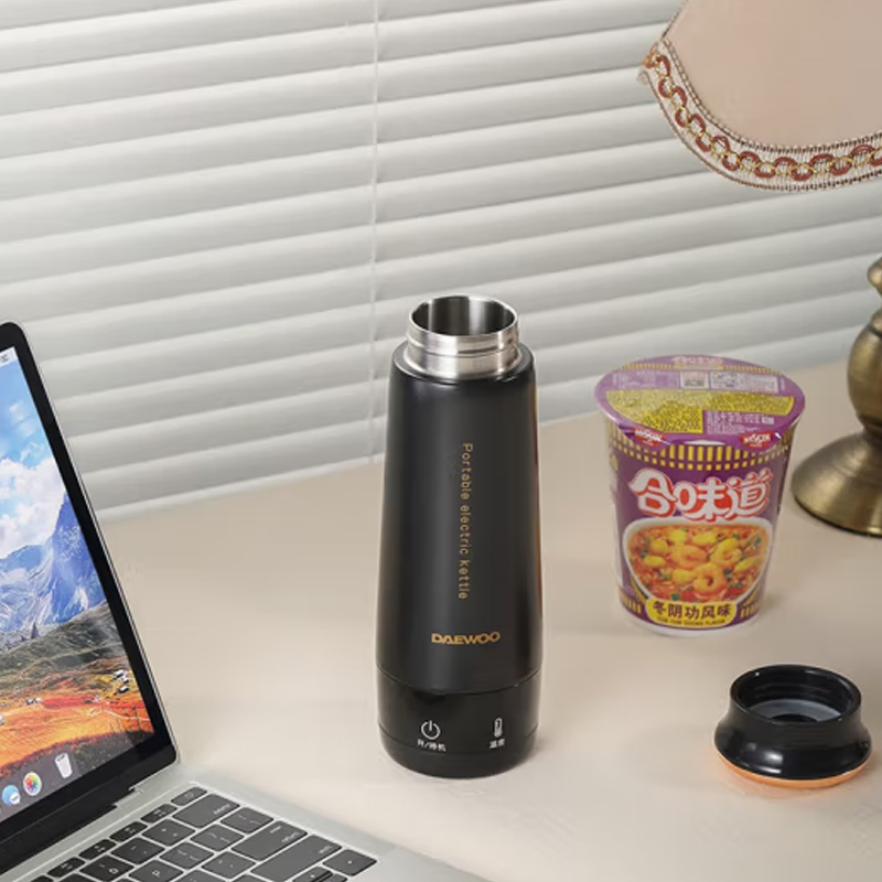 大宇 便携电热水杯D6(耀黑)高清大图