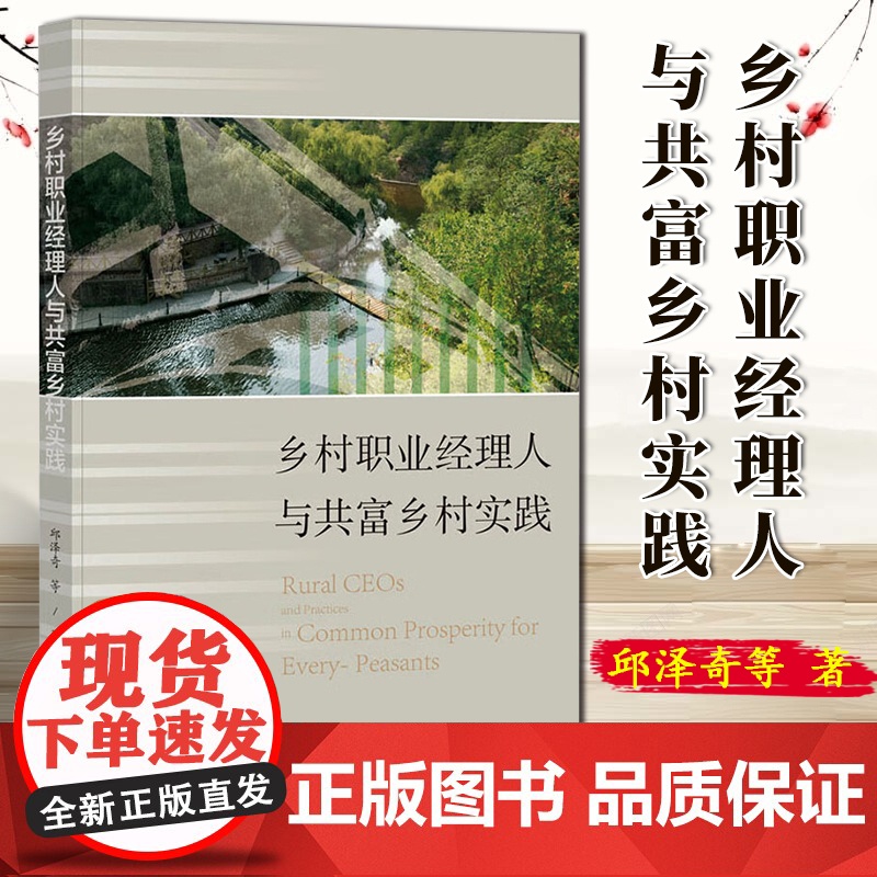 乡村职业经理人与共富乡村实践 邱泽奇 等著 社科文献 9787522833323高清大图