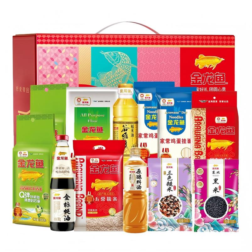 金龙鱼 大礼包-B 4800g+1400ml高清大图