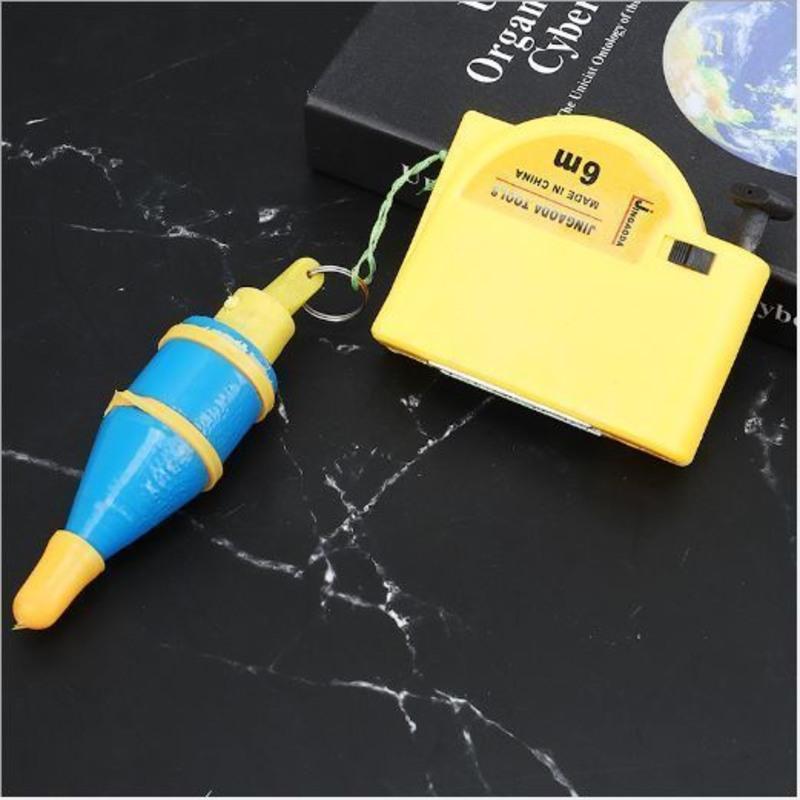 磁性线坠6米木工线坠磁力线坠子建筑工具吊线锤自动收线测量工具 精品