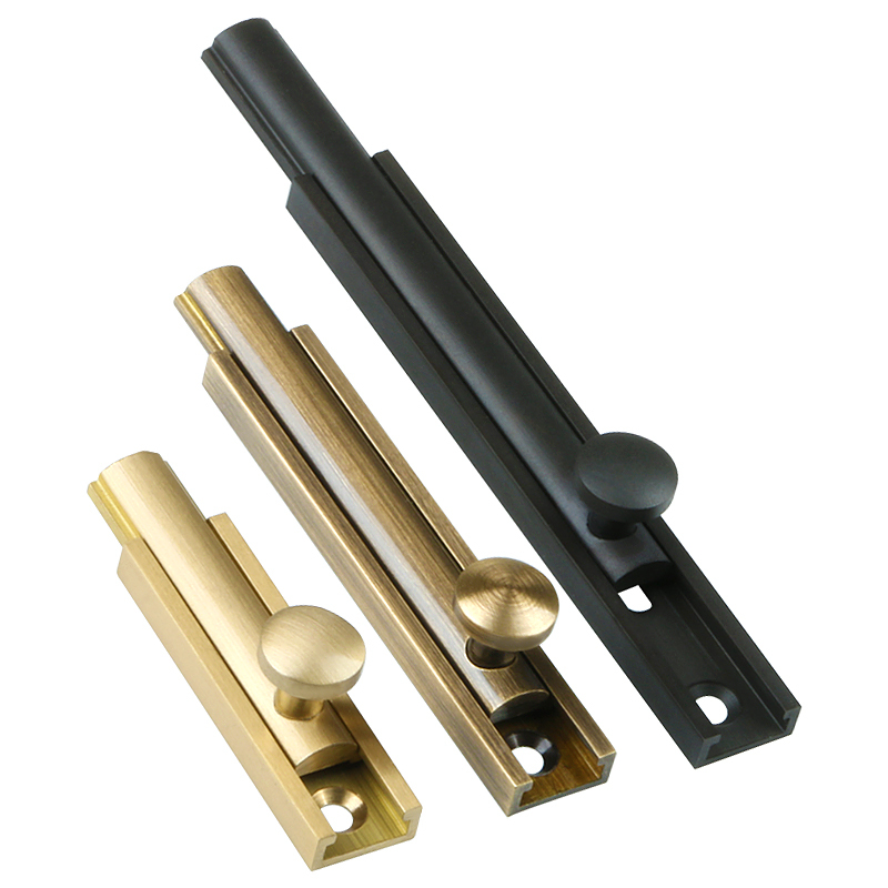 2寸拉丝金5厘米仿古铜黑色插销卫生间插销锁门扣房门栓加厚防盗门闩