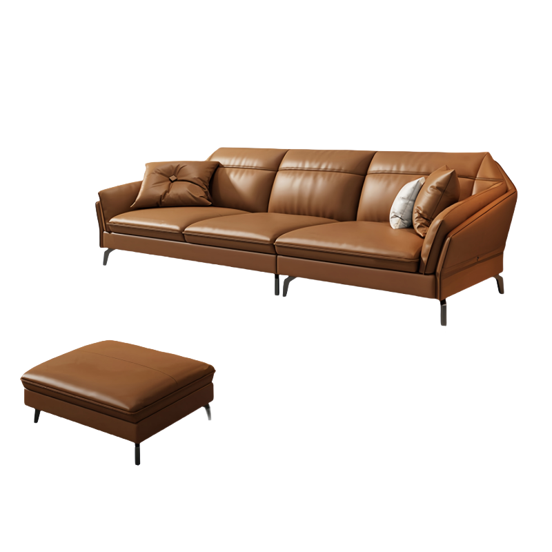 鑫龙都沙发2.2米三人位+脚踏套高清大图