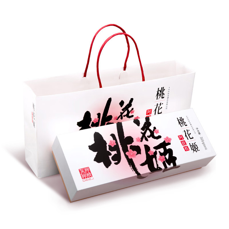 东阿阿胶桃花姬阿胶糕即食营养滋补300g