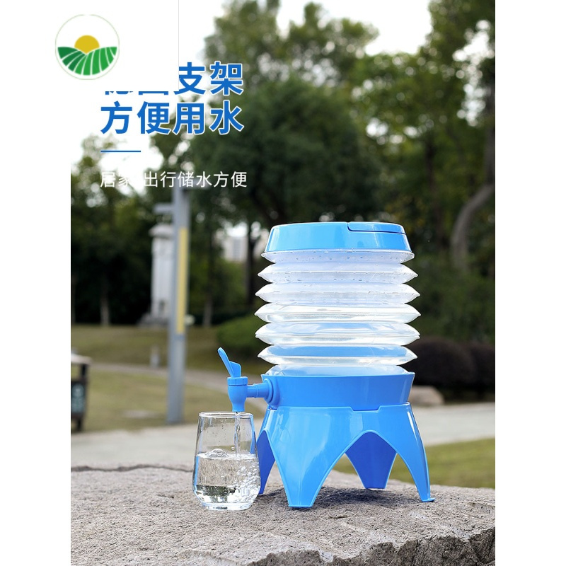 三维工匠户外伸缩桶折叠大容量家用车用旅行便携式水桶