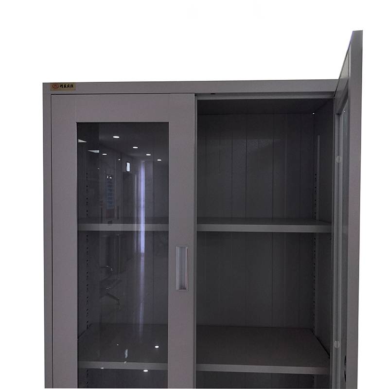 精益盛强玻璃文件柜850*390*1850mm/组高清大图