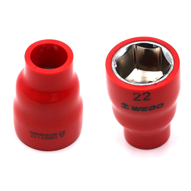 WEDO维度 IN535A-13 绝缘浸塑套筒头(C=3/8“) 13mm 单位:个高清大图