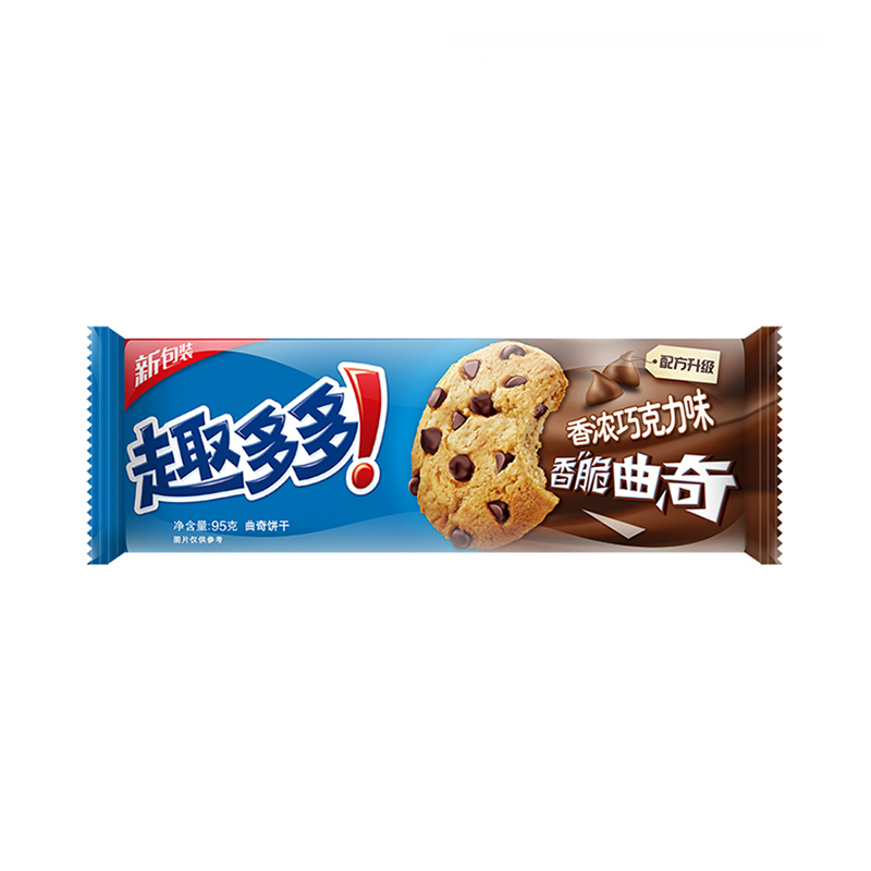 趣多多 香脆曲奇饼干 香浓巧克力味95g