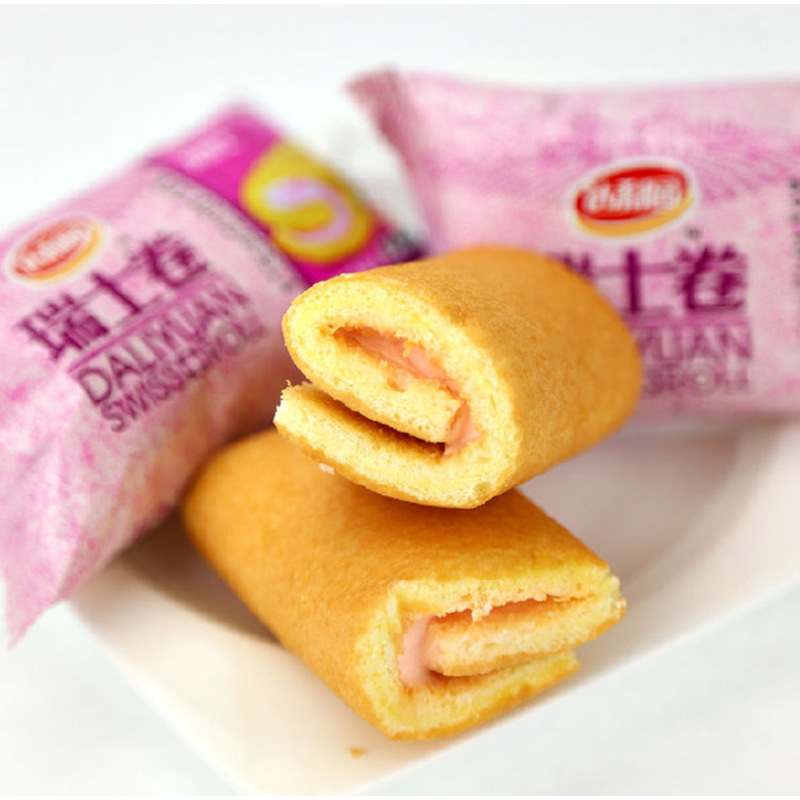 达利园瑞士卷草莓味160g