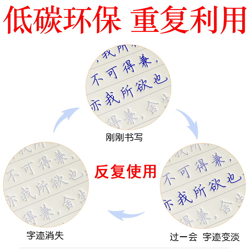 [高中3本装]古诗文+文言文+楷书控笔训练-楷书 [正版]字帖高中生练字练字贴高中语文古诗文诗词行楷楷书字帖荆霄鹏硬笔正高清大图