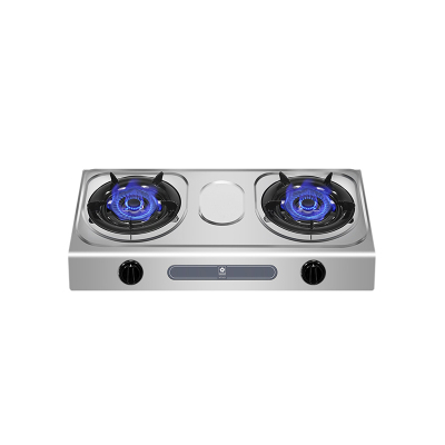 樱花（SAKURA）燃气灶台式双眼灶大火不锈钢高效节能灶具台上灶家用灶台 NTA01【天然气】5.0KW
