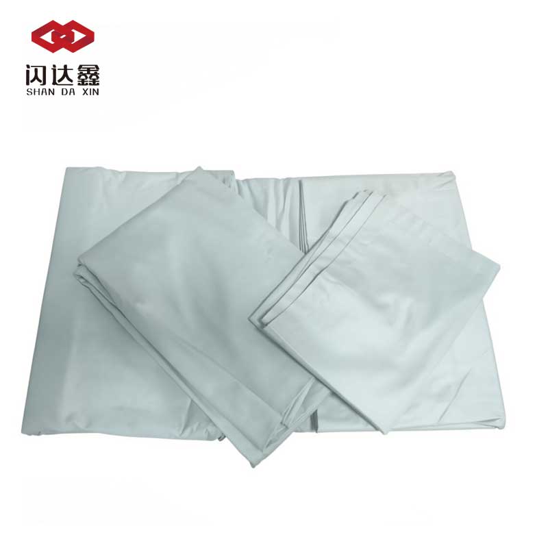 闪达鑫 精品全棉纯色四件套200*230cm 套高清大图
