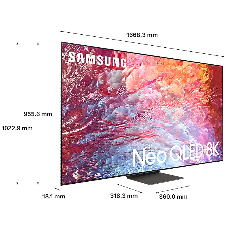 三星(SAMSUNG) QA75QN700BJXXZ 75英寸8K Neo QLED智能平板电视机