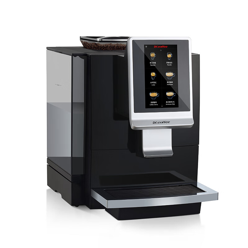 咖博士(Dr.coffee)F08 全自动咖啡机商用意式7英寸触摸屏办公室民宿酒店大水箱一键萃取浓缩自动清洁高清大图